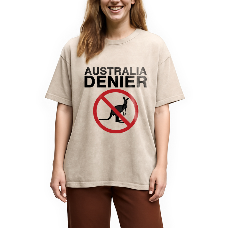 Modecanvas Australia Denier DTG Printing Washed T-Shirt