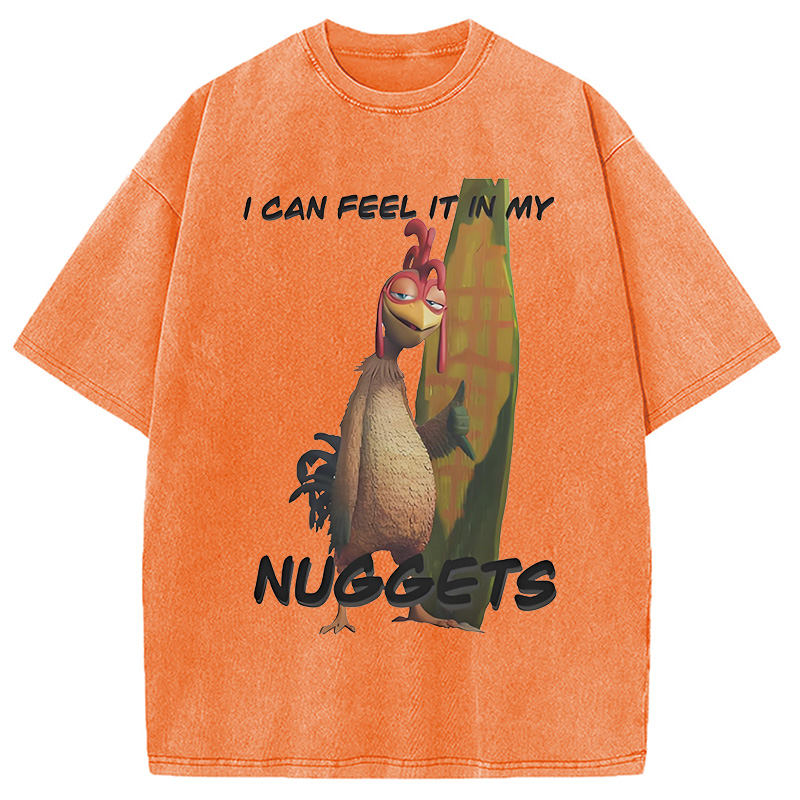 Modecanvas Chicken Joe Washed T-Shirt-modecanvas