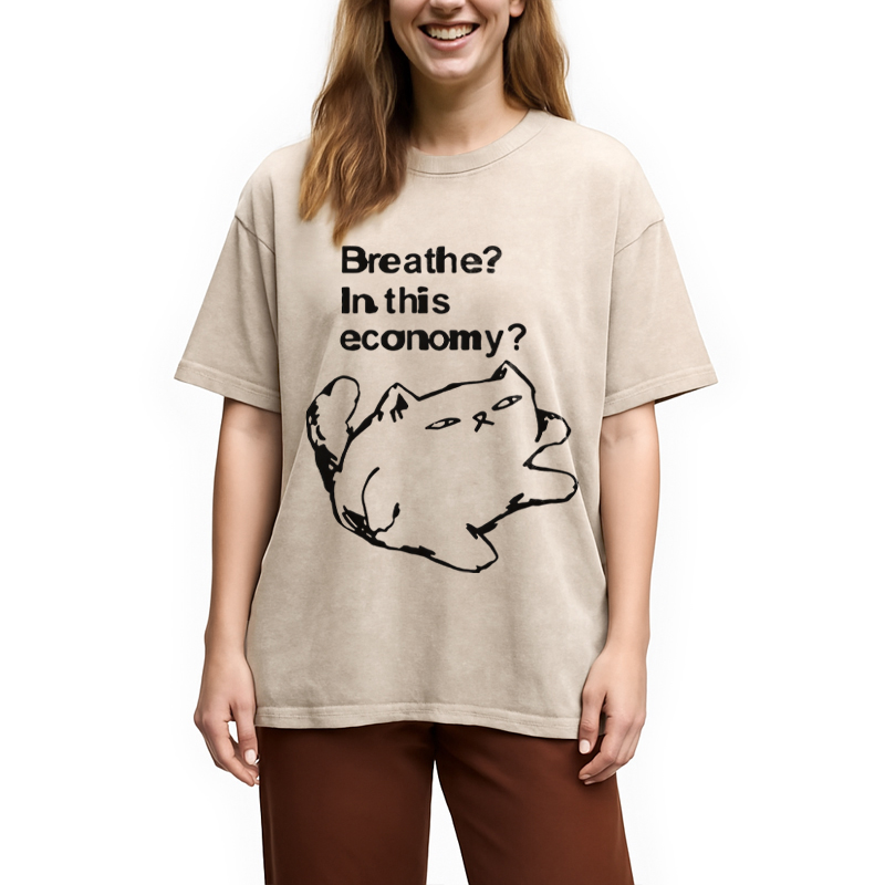 Modecanvas Breathe? In This Economy? DTG Printing Washed T-Shirt