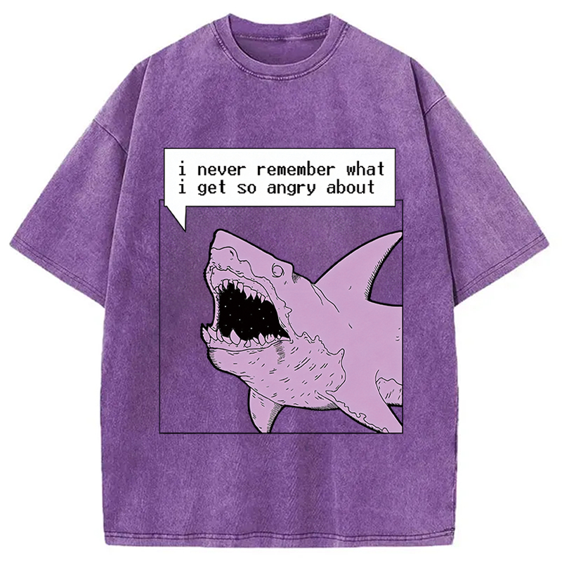 Modecanvas Angry About What? DTG Printing Washed T-Shirt
