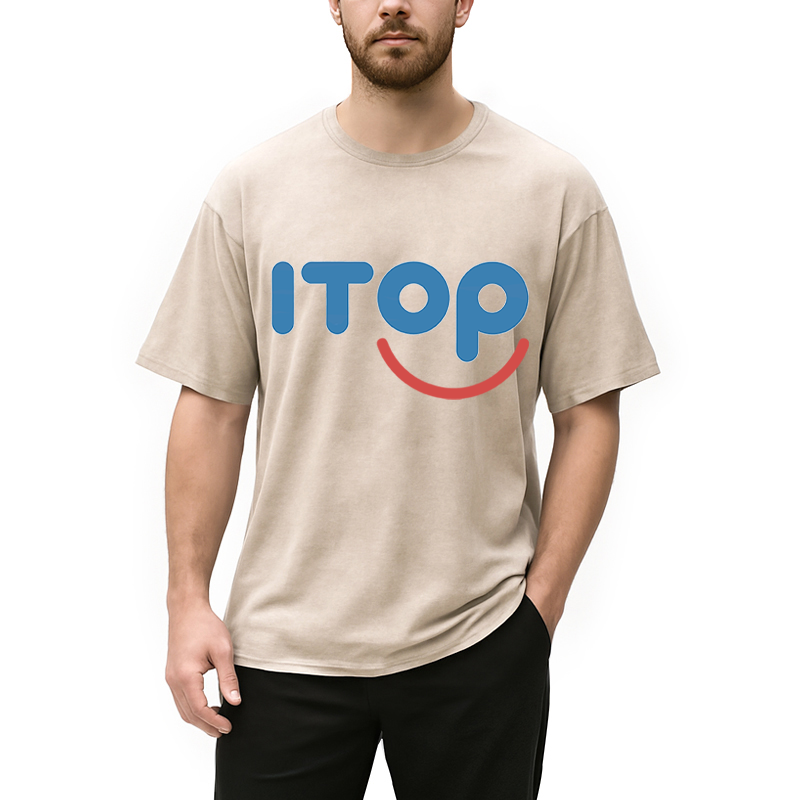 Modecanvas ITOP Parody Lesbian DTG Printing Washed T-Shirt