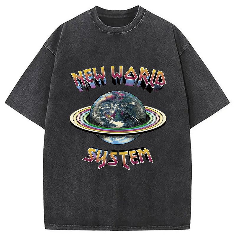 Modecanvas New World System DTG Printing Washed T-Shirt