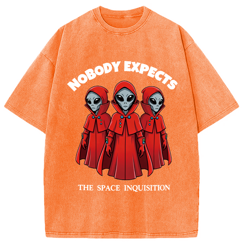 Modecanvas Alien Space Inquisition DTG Printing Washed T-Shirt