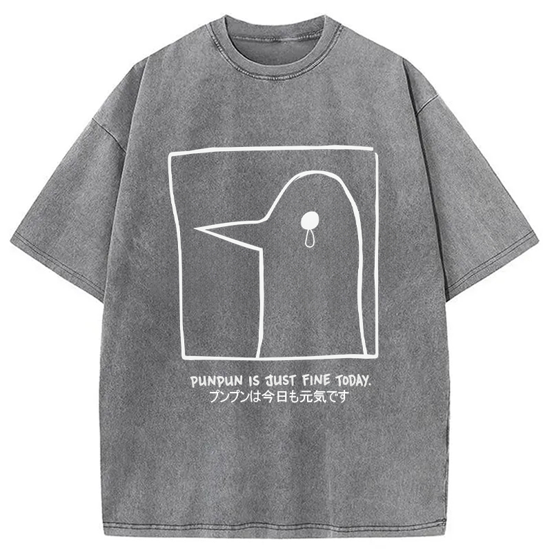 Modecanvas Oyasumi Punpun Washed T-Shirt
