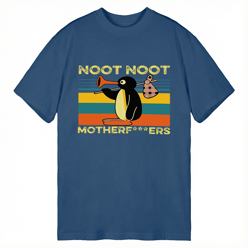 Modecanvas Pingu Noot Noot DTG Printing Classic T-Shirt-modecanvas