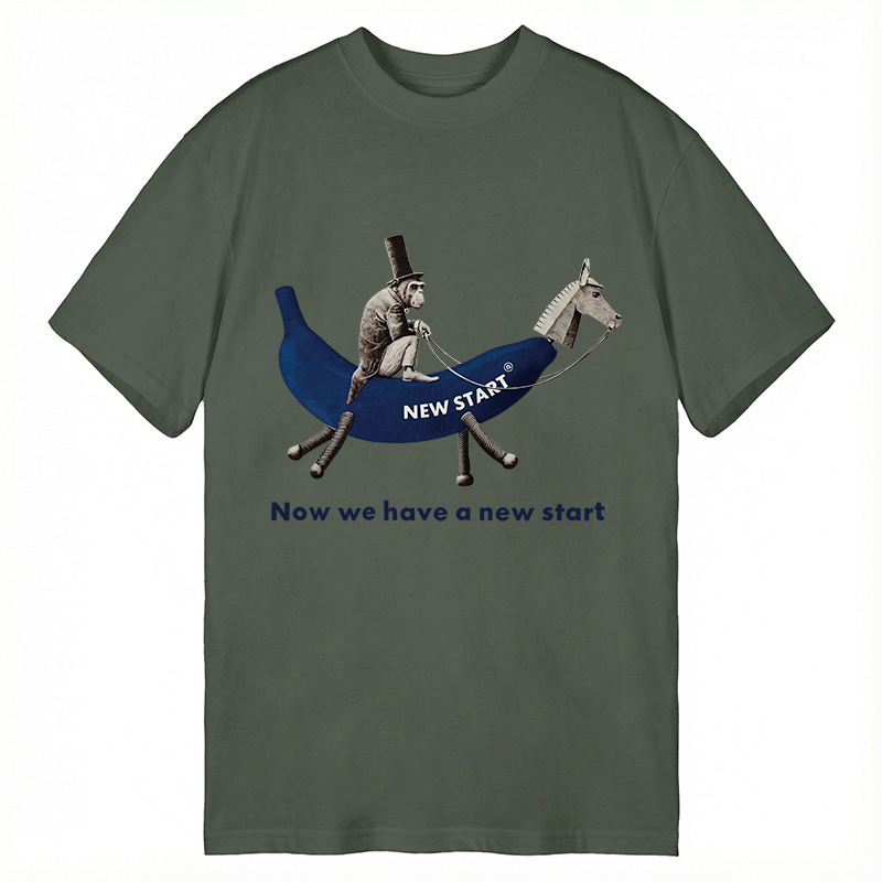 Modecanvas Now We Have A Start DTG Printing Classic T-Shirt-modecanvas