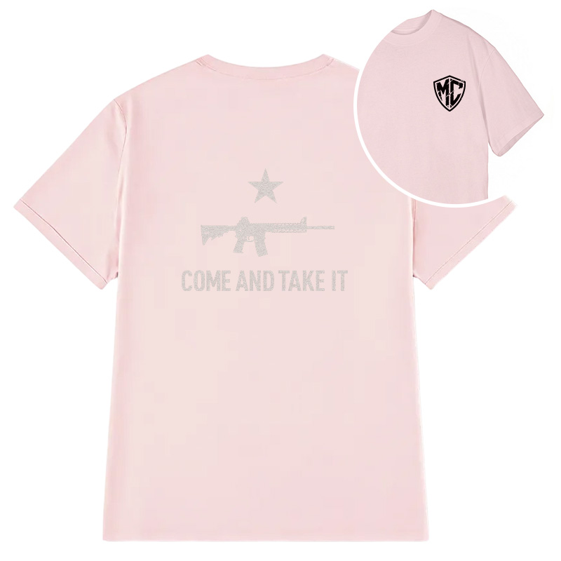 Modecanvas Come And Take It DTG Printing Back Classic T-Shirt