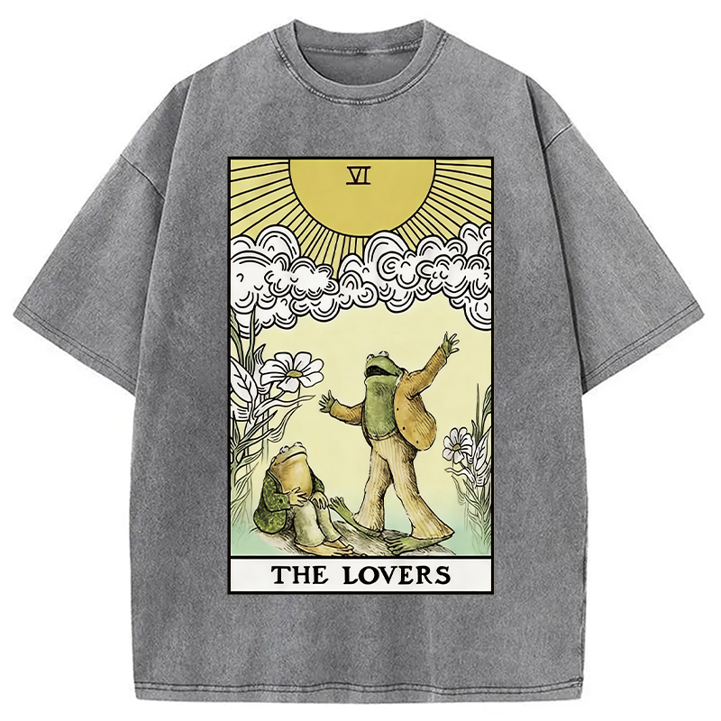 Modecanvas The Lovers Washed T-Shirt
