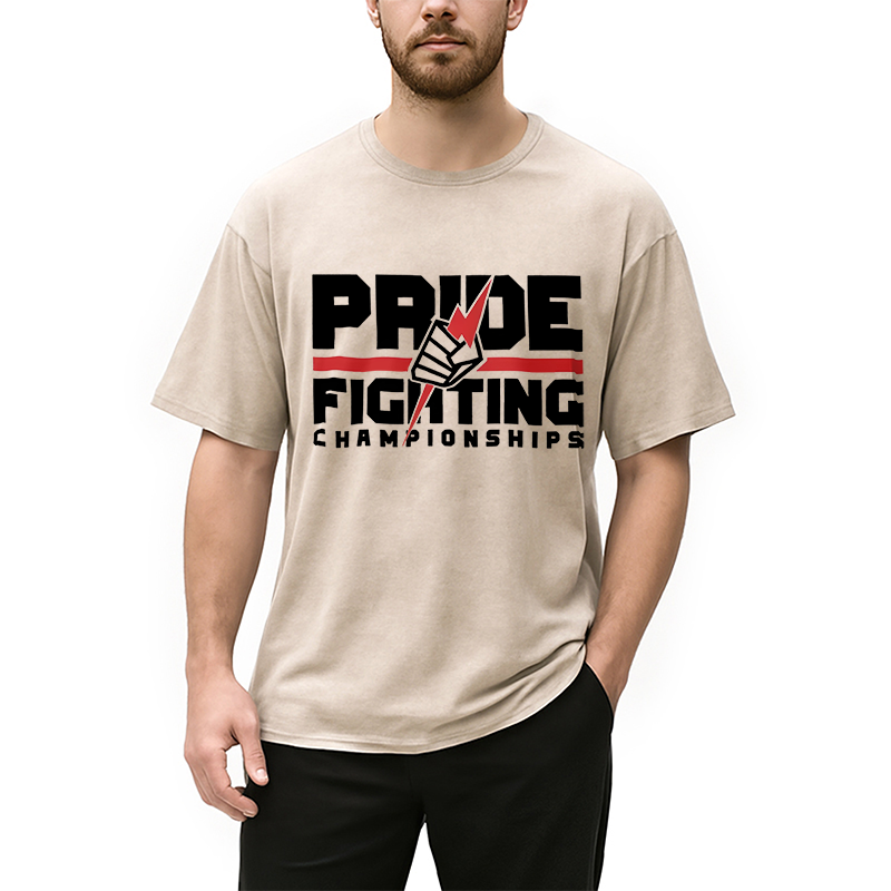 Modecanvas Fighting Competition Washed T-Shirt