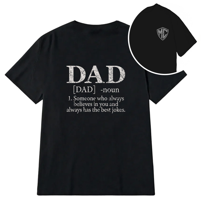 Modecanvas Dad Defined DTG Printing Back Classic T-Shirt