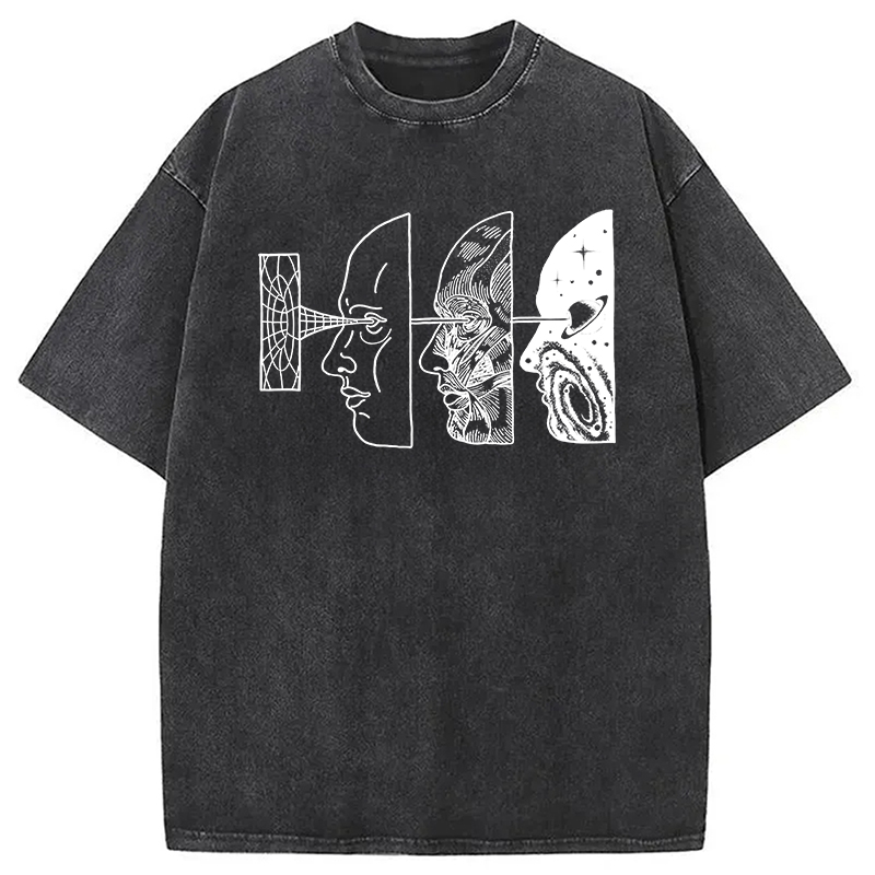 Modecanvas Reality Is Manipulated By Thought Washed T-Shirt