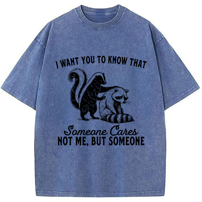 Modecanvas I Want You To Know That Not Me Washed T-Shirt