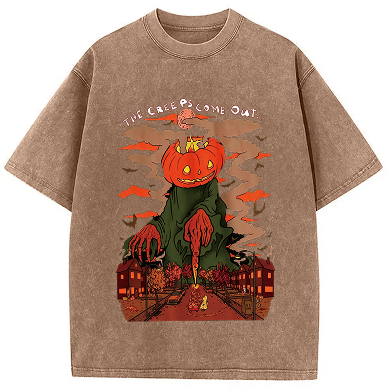 Modecanvas The Cree Ps Cime Out DTG Printing Washed T-Shirt