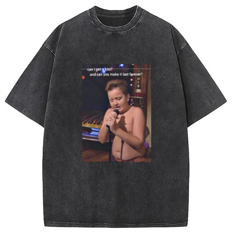 Modecanvas Gibby Singing iCarly Washed T-Shirt-modecanvas
