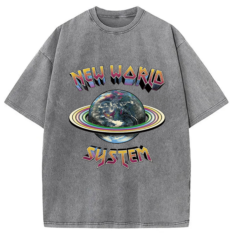Modecanvas New World System DTG Printing Washed T-Shirt
