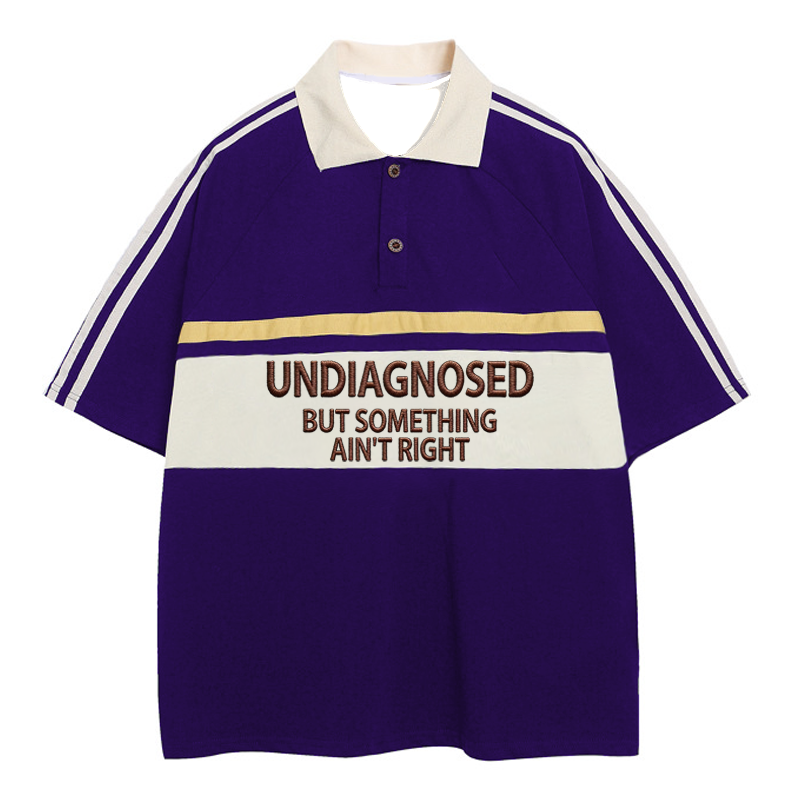 Modecanvas Undiagnosed Polo Embroidered T-Shirt