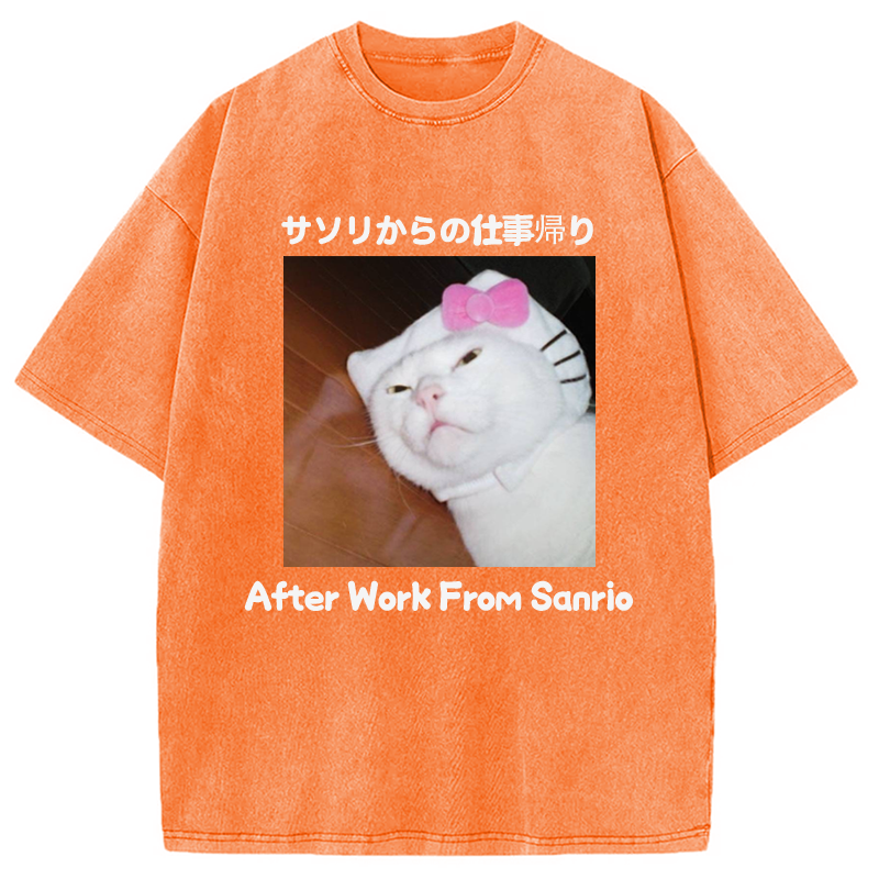 Modecanvas After Work From Sanrio Washed T-Shirt