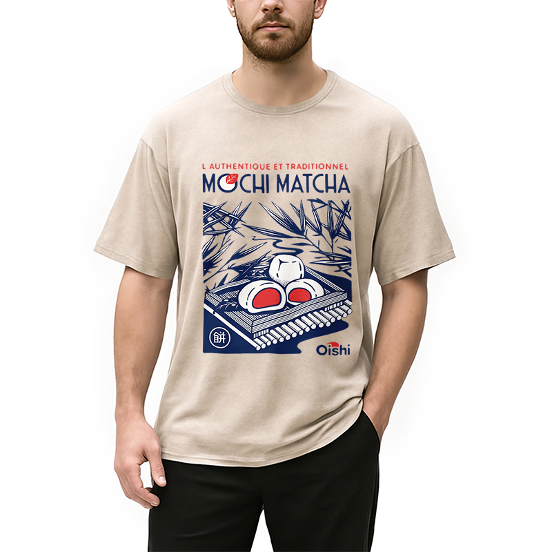 Modecanvas Mochi Matcha Oishi Market Washed T-Shirt