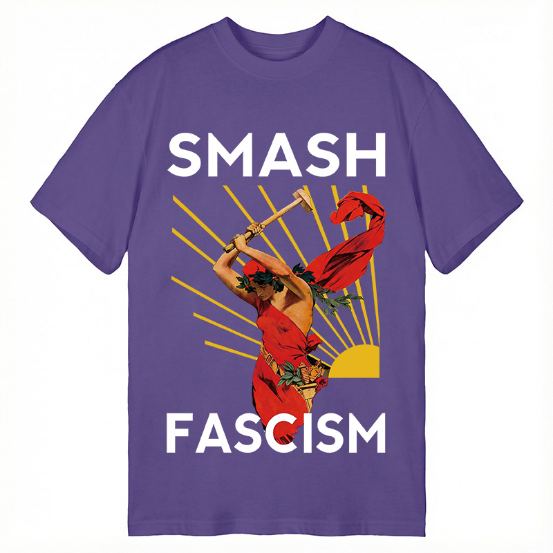 Modecanvas Smash Fascism DTG Printing Classic T-Shirt
