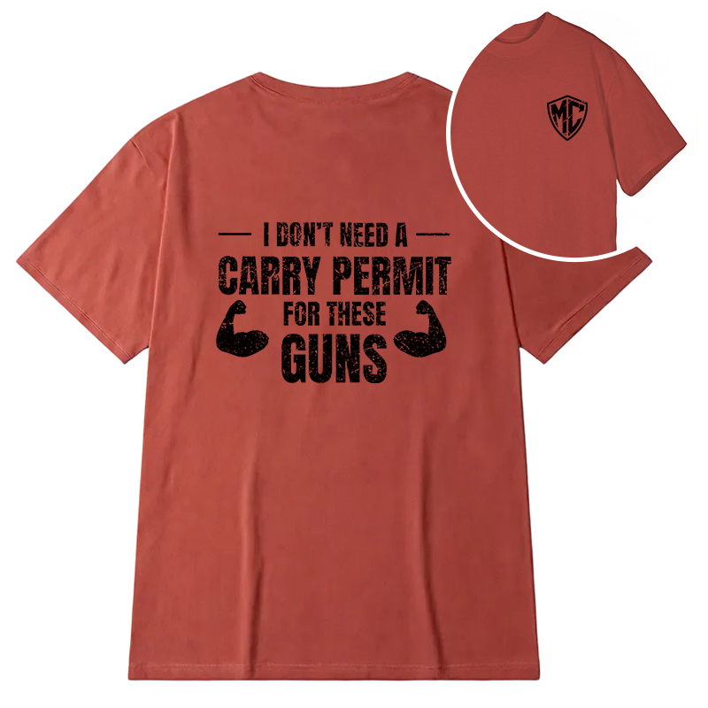 Modecanvas I Don't Need DTG Printing Back Classic T-Shirt