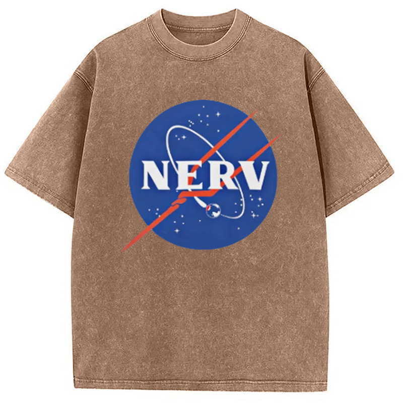 Modecanvas Japanese NERV Washed T-Shirt