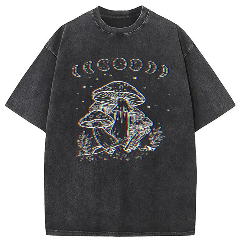 Modecanvas Xeno Mycelium DTG Printing Washed T-Shirt-modecanvas