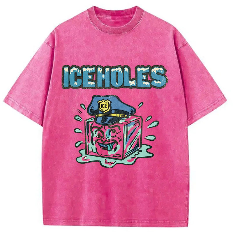 Modecanvas ICEHOLES DTG Printing Washed T-Shirt