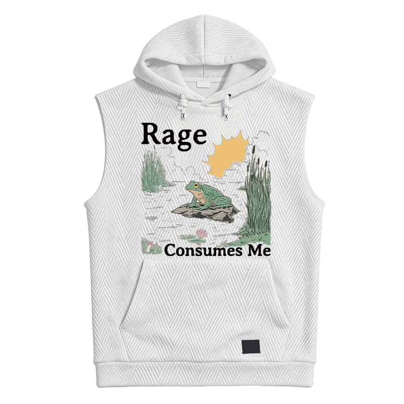 Modecanvas Rage Consumes Me Frog Pond Hooded Tank