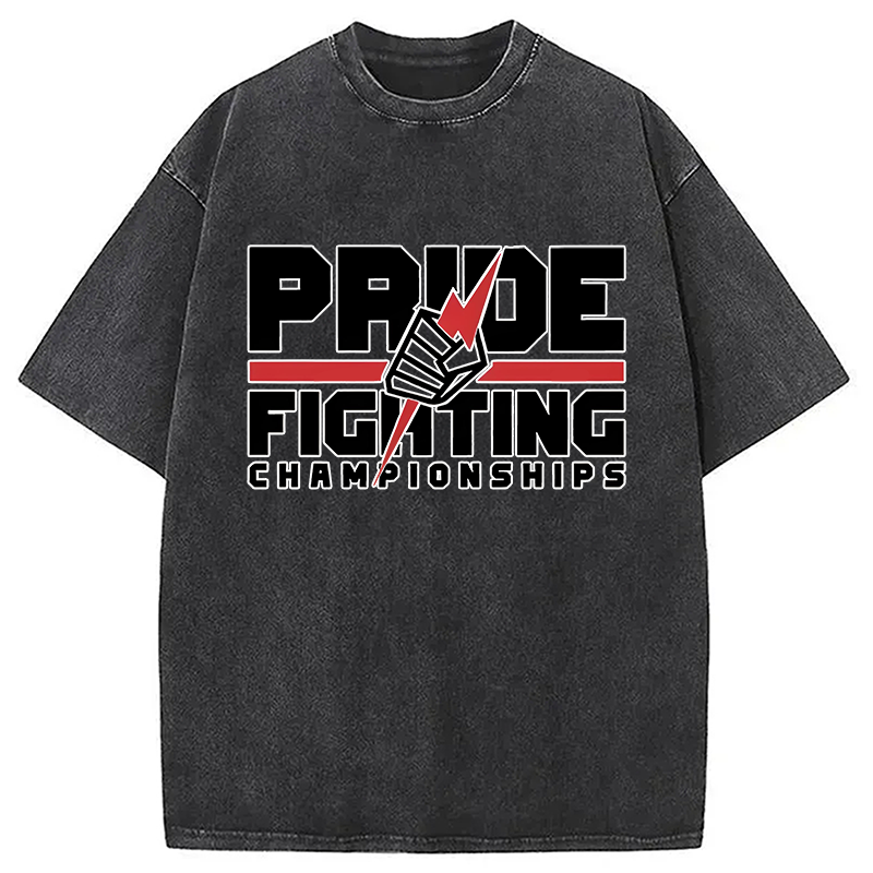 Modecanvas Fighting Competition Washed T-Shirt