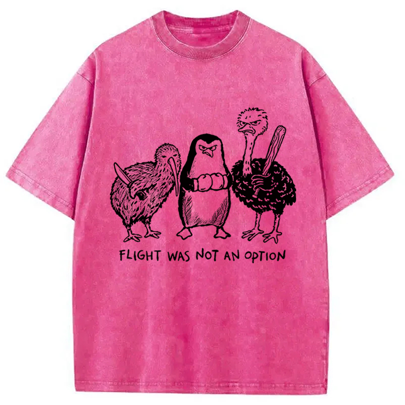 Modecanvas A Tough Decision DTG Printing Washed T-Shirt