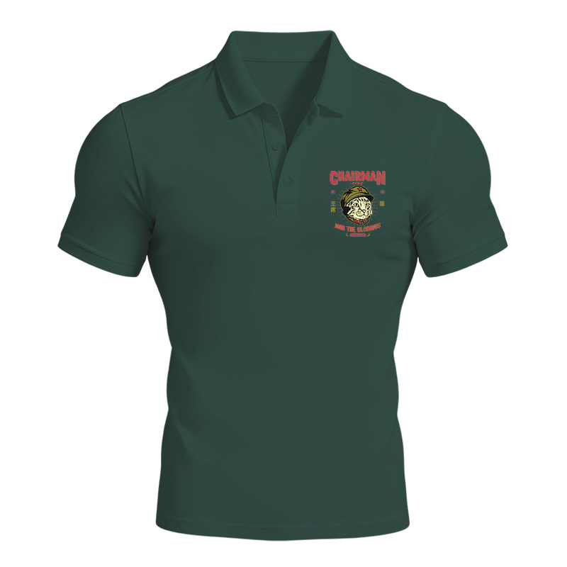Modecanvas Chairman Meow Polo Shirt