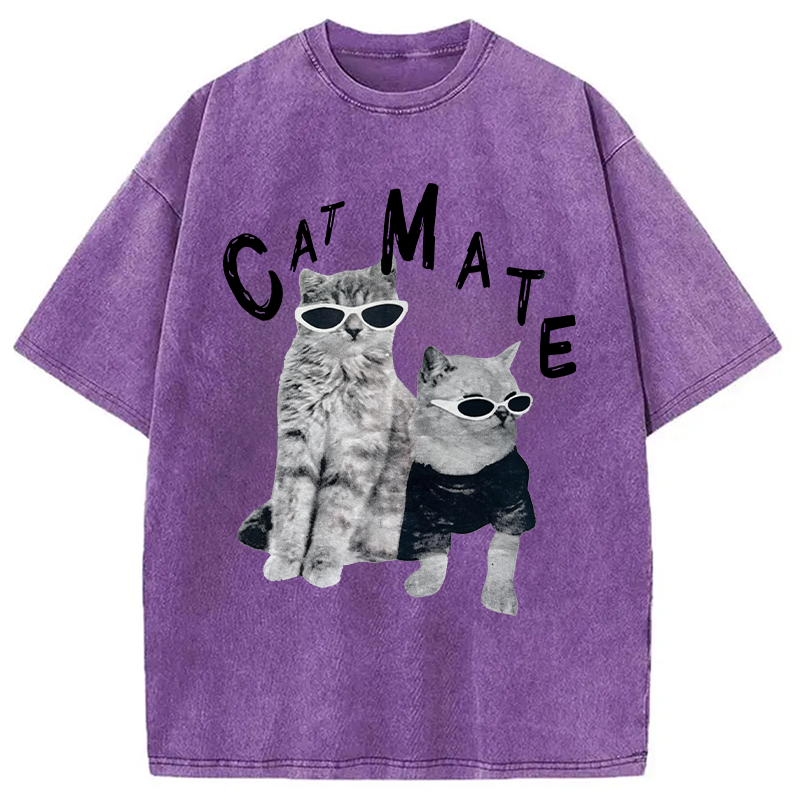 Modecanvas Catmate DTG Printing Washed T-Shirt