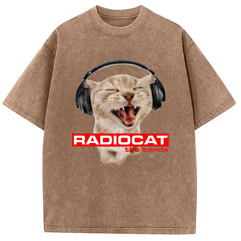 Modecanvas Radiocat The Bends Washed T-Shirt