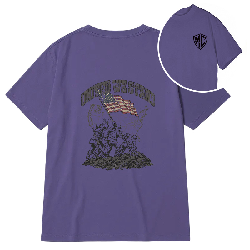 Modecanvas United We Stand DTG Printing Back Classic T-Shirt