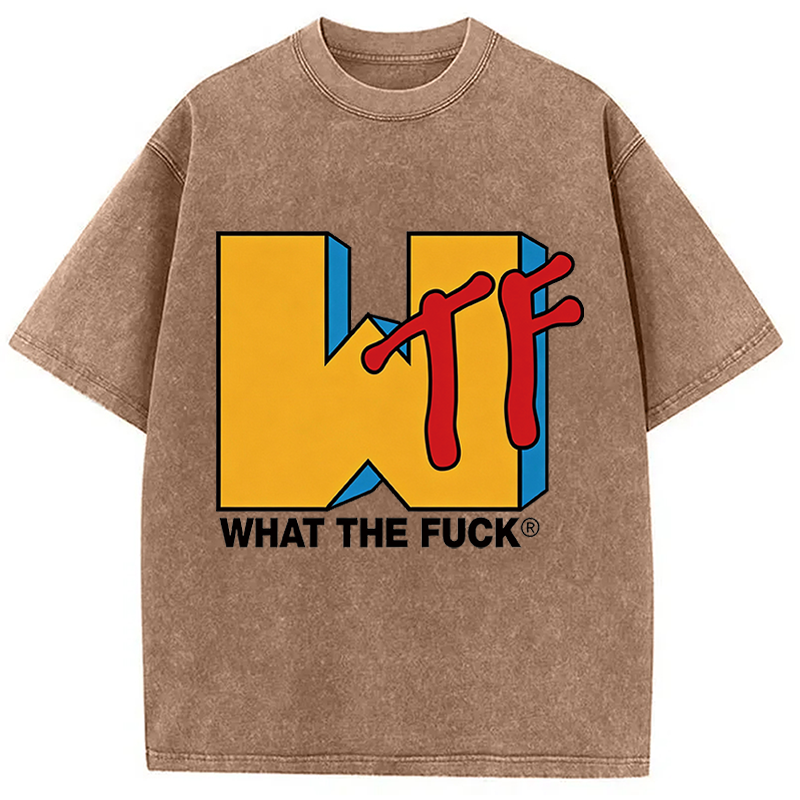 Modecanvas WTF DTG Printing Washed T-Shirt