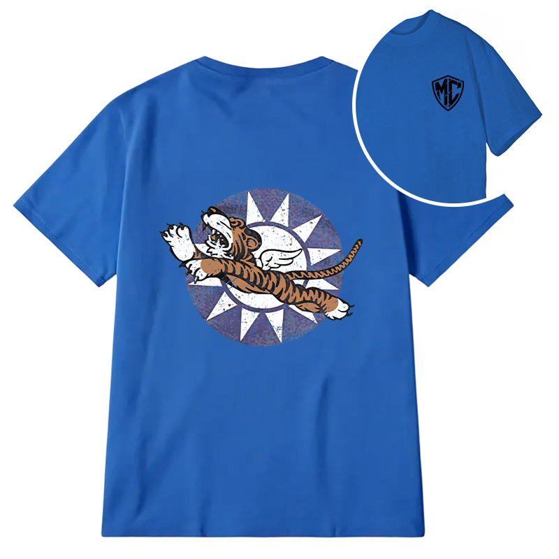 Modecanvas Flying Tigers DTG Printing Back Classic T-Shirt