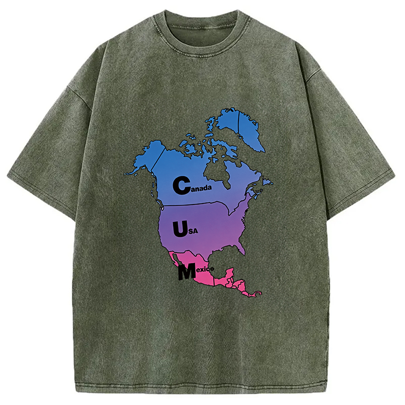 Modecanvas Canada USA Mexico DTG Printing Washed T-Shirt