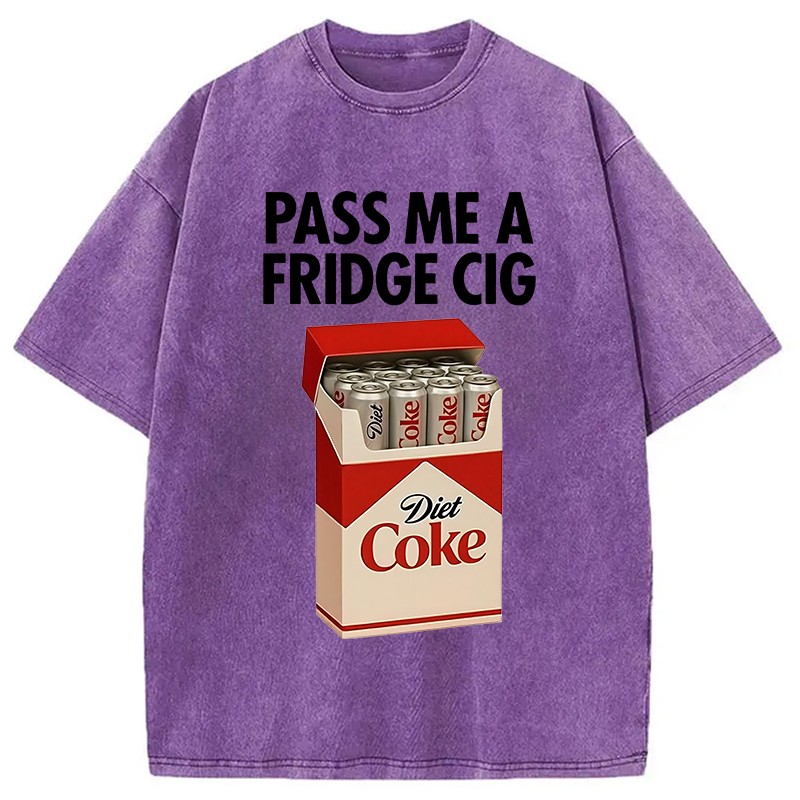Modecanvas I Need A Diet Cola Washed T-Shirt For Sale