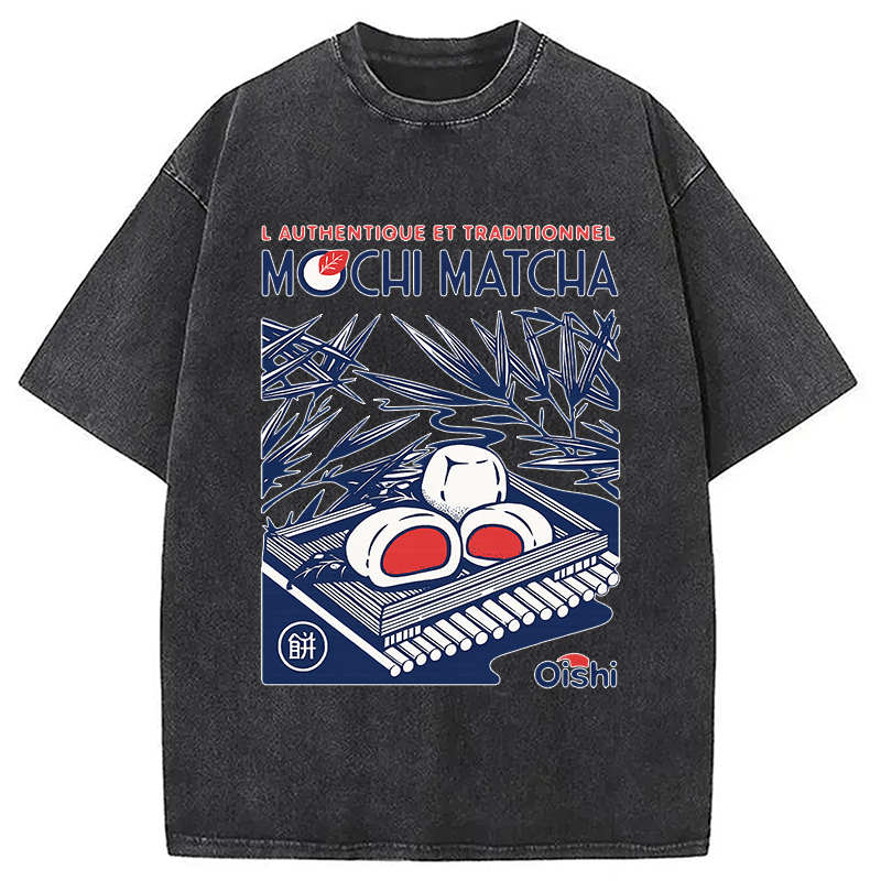 Modecanvas Mochi Matcha Oishi Market Washed T-Shirt