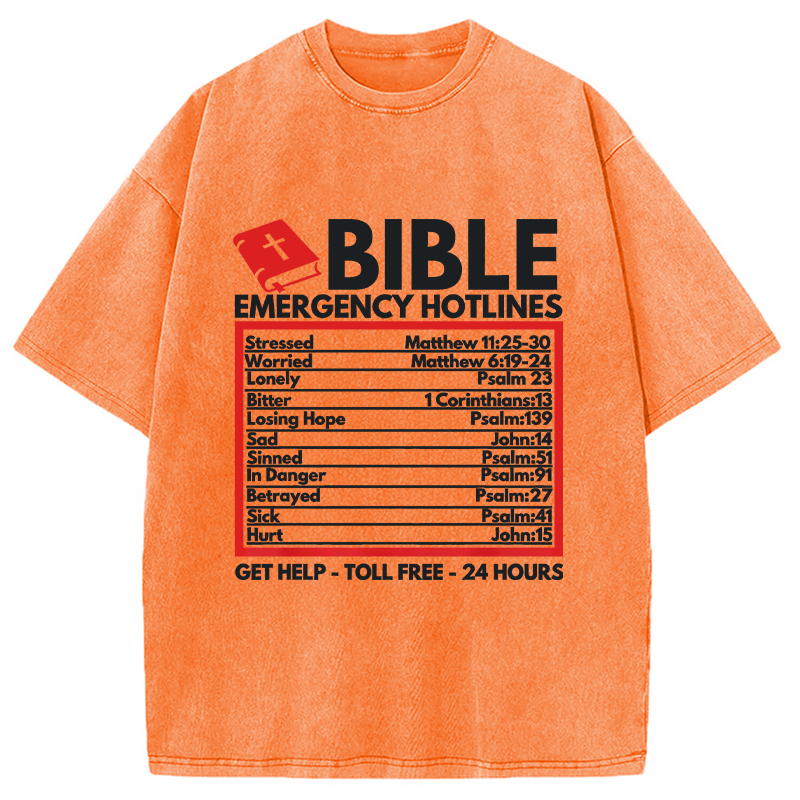 Modecanvas Funny Christian Jesus DTG Printing Washed T-Shirt