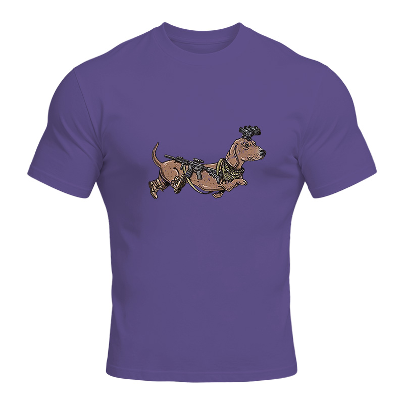 Modecanvas Dachshund Sniper DTG Printing Classic T-Shirt