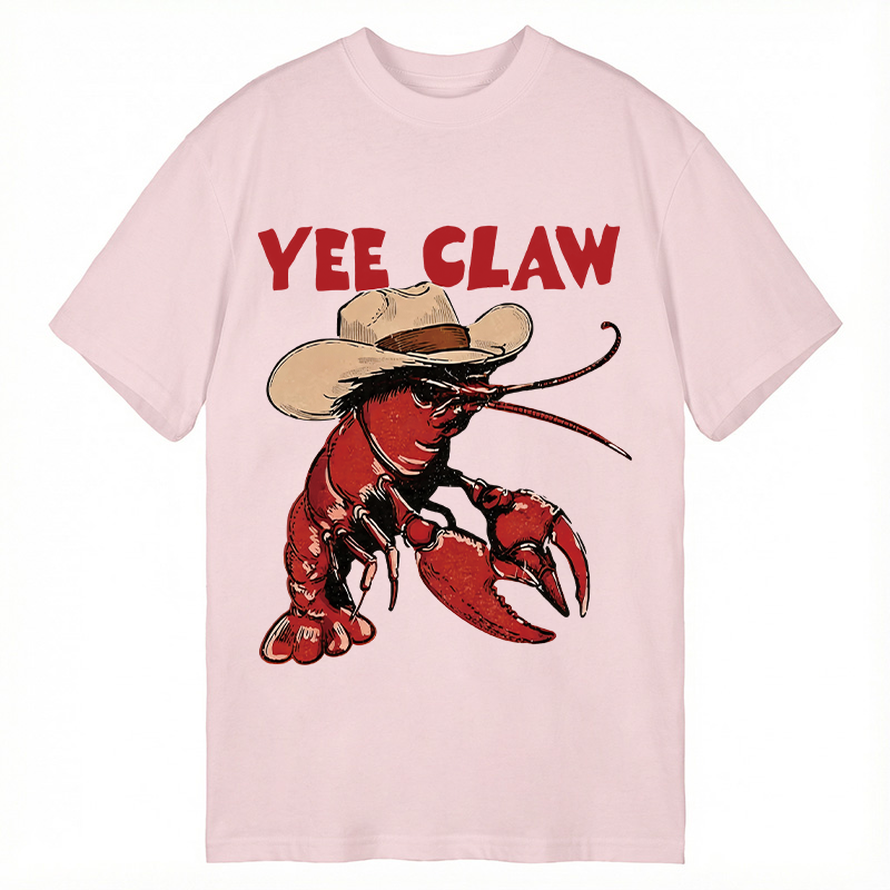 Modecanvas Lobster Cowboy DTG Printing Classic T-Shirt-modecanvas