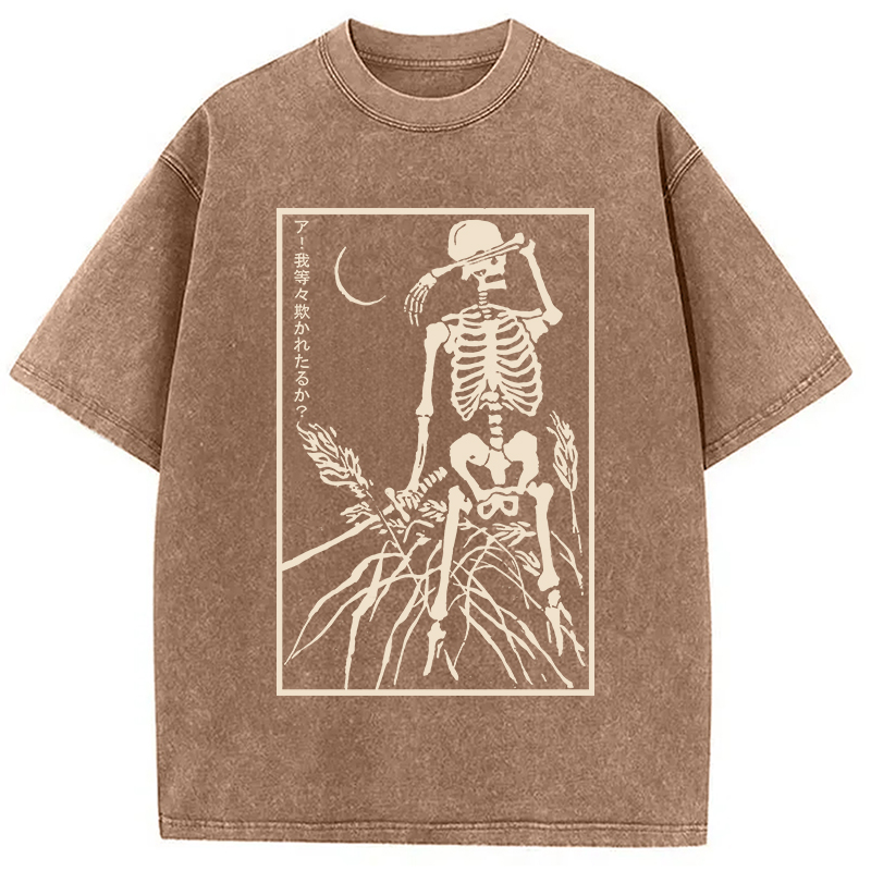 Modecanvas Oh They Bullied Me Washed T-Shirt