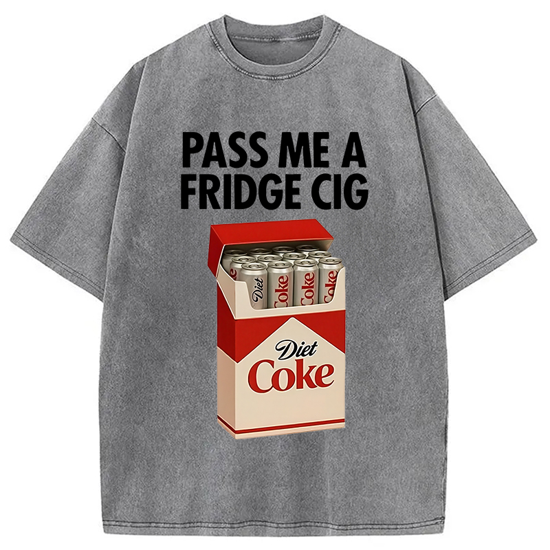 Modecanvas I Need A Diet Cola Washed T-Shirt For Sale