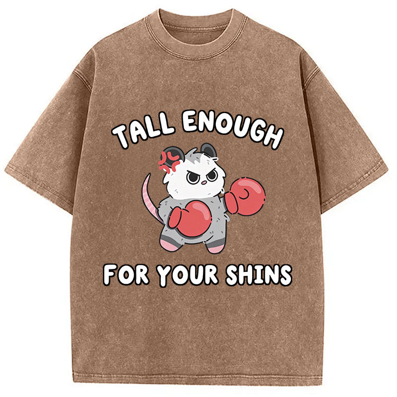 Modecanvas Tall Enough For Your Shins DTG Printing Washed T-Shirt