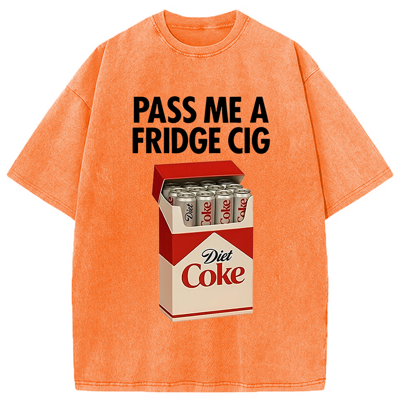 Modecanvas I Need A Diet Cola Washed T-Shirt For Sale