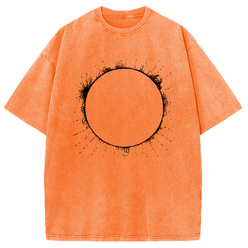 Modecanvas Solar Flare Washed T-Shirt