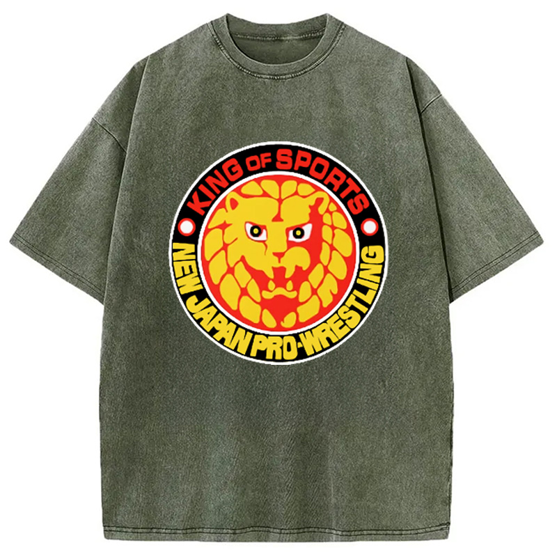Modecanvas Japan Pro Wrestling Washed T-Shirt