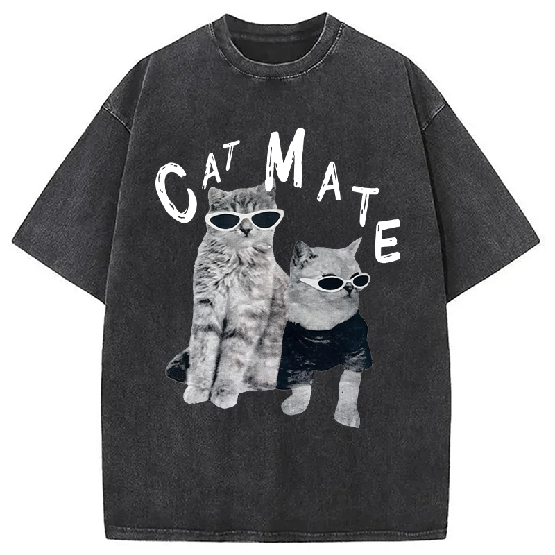 Modecanvas Catmate DTG Printing Washed T-Shirt