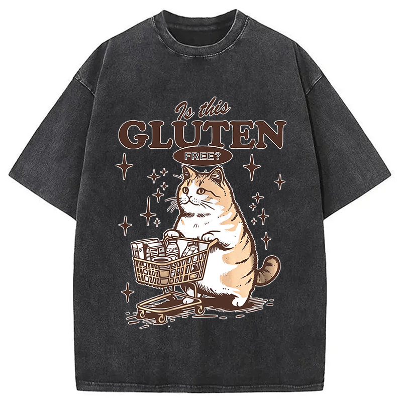 Modecanvas Is This Gluten Free DTG Printing Washed T-Shirt
